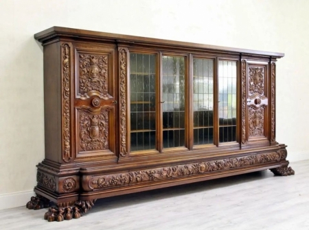 Ogromna stylizowana biblioteka z 1950/60 roku. Neorenesans. 